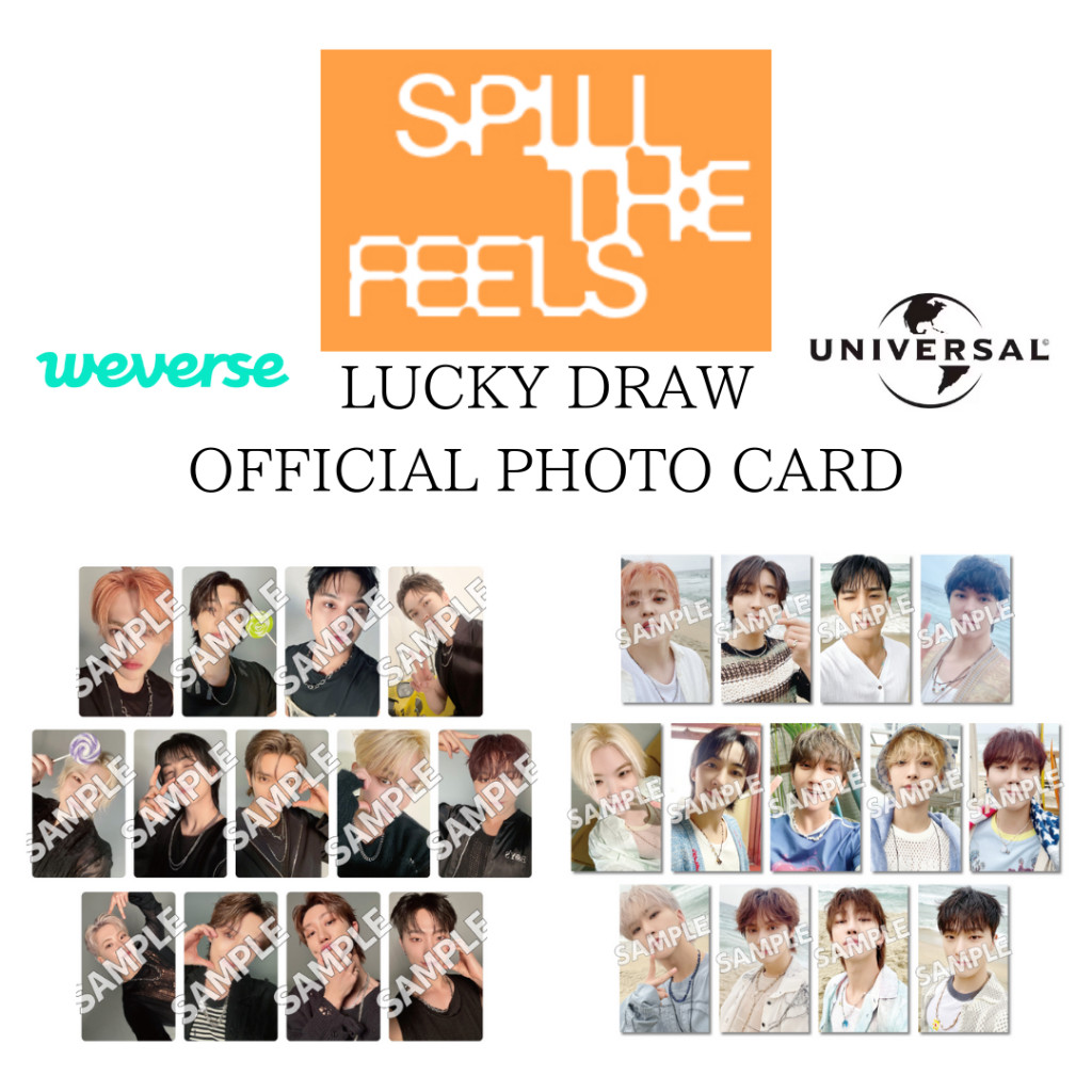 SEVENTEEN WONWOO 'SPILL THE FEELS' ALBUM JAPAN POB PHOTOCARD