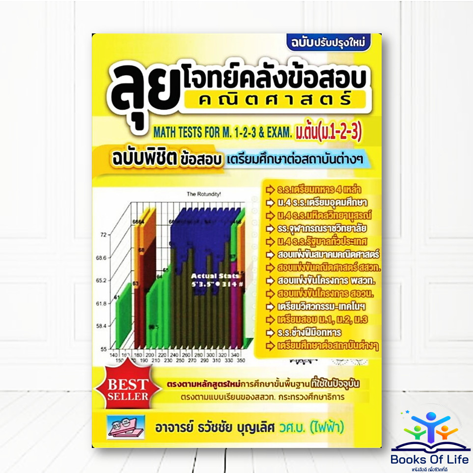 หนังสือ ลุยโจทย์คลังข้อสอบคณิตศาสตร์ ม.ต้น(ม.1-2-3) MATH TESTS & EXAM ...