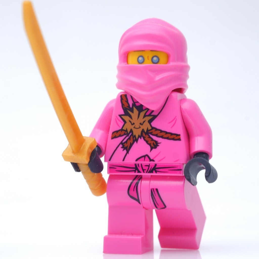 ( Ploybrick Minifigure ของแท้ ) Zane Pink Ninjago | Shopee Thailand