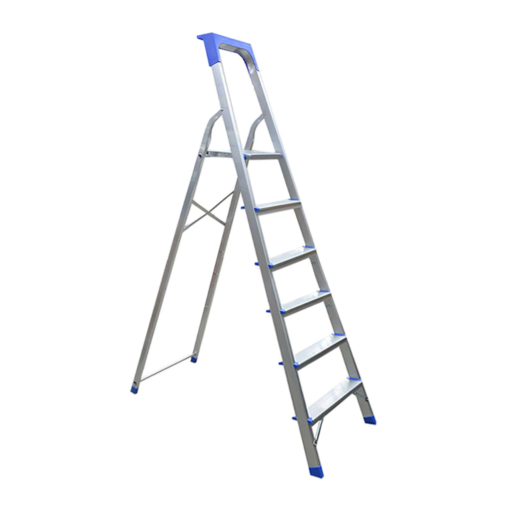 บันไดอะลูมิเนียม GIANT KINGKONG PRO รุ่น LJG306DT ขนาด 6 ขั้น พร้อมถาดและด้ามจับ