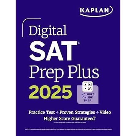 Asia Books หนังสือภาษาอังกฤษ KAPLAN DIGITAL SAT PREP PLUS 2025 ...
