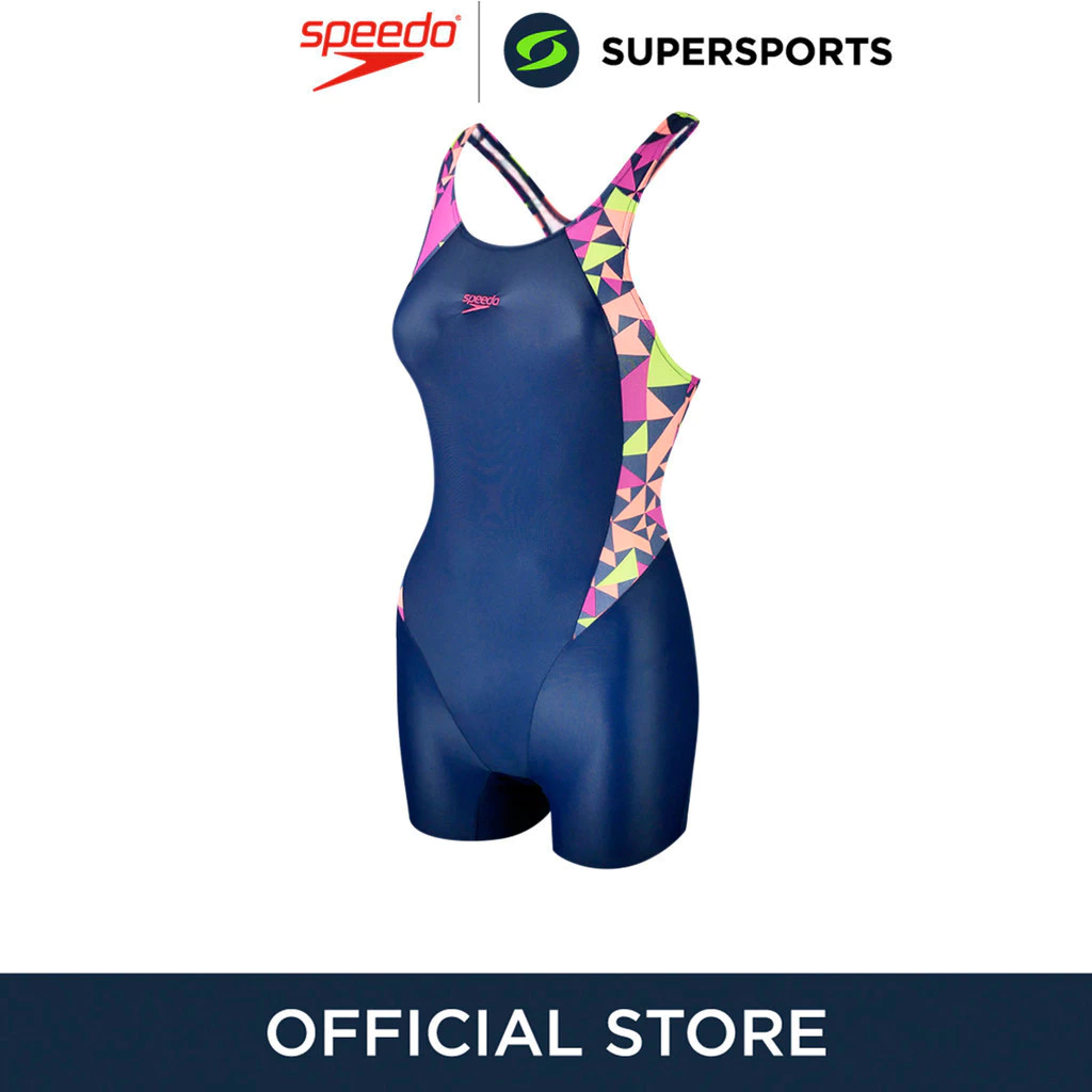 SPEEDO Panel Legsuit One Piece ชุดว่ายน้ำวันพีซสำหรับเด็กผู้หญิง