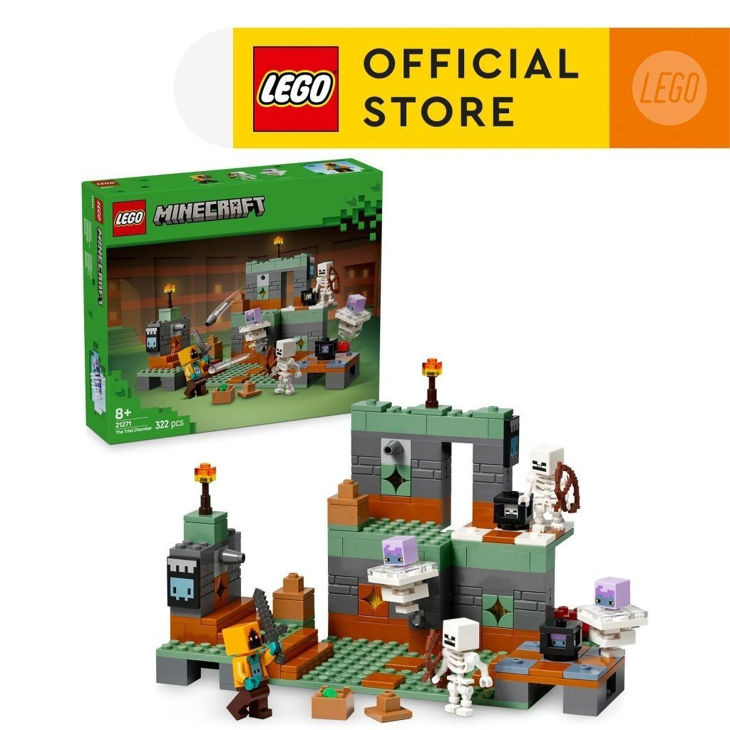 *Exclusive* LEGO Minecraft 21271 The Trial Chamber (322pcs.), Building ...