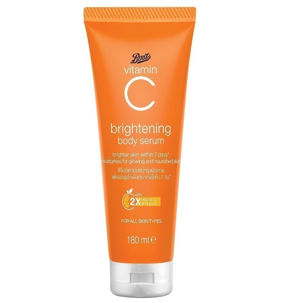 Boots Vitamin C Brightening Body Serum 180Ml บู๊ทส์ วิตามิน ซี ไบร์ทเทนนิ่ง บอดี้ ซีรั่ม 180มล. - 2