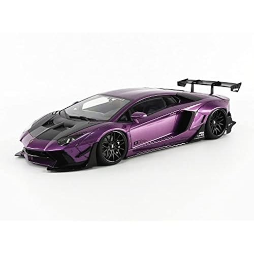 Liberty Walk LB-Works Lamborghini Aventador (79242) Purple in 1/18 Scale model by AUTOart