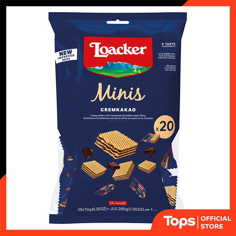 LOACKER ล็อคเกอร์เวเฟอร์มินิครีมโกโก้ 200กรัม [8000380001118] | Shopee ...
