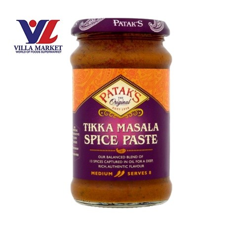Patak'S Tikka Masala Curry Paste 283G พาธาก ทิกก้า ซอสอินเดีย | Shopee ...