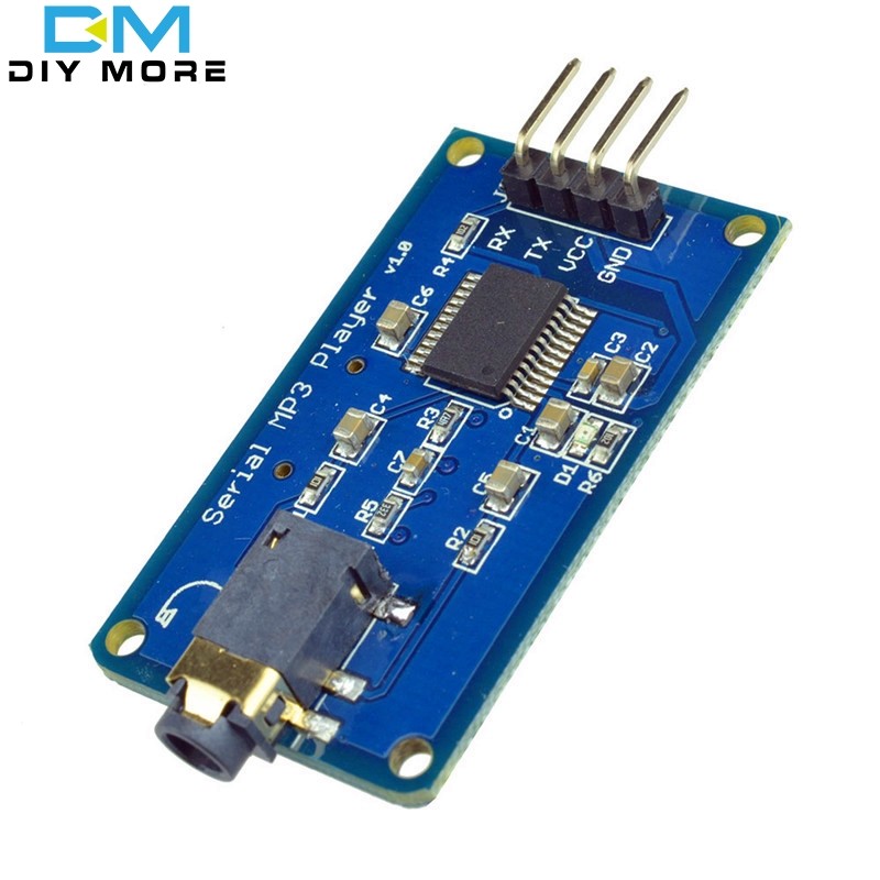 YX5300 UART Control Serial Module MP3 Music Player Module For Arduino ...