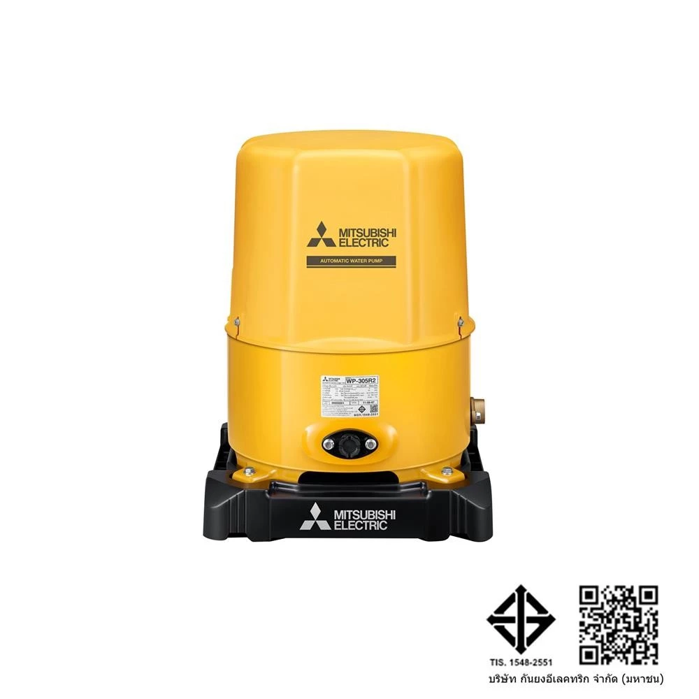 MITSUBISHI ปั๊มน้ำอัตโนมัติ 300 วัตต์ รุ่น WP-305R2 มอเตอร์ทนทาน แรงดันสม่ำเสมอ