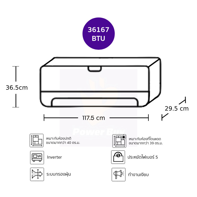 [รวมติดตั้ง] MITSUBISHI ELECTRIC แอร์ติดผนัง JY Series Standard ...