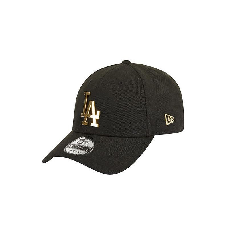 NEW ERA หมวก รุ่น LOS ANGELES DODGERS METAL LOGO BLACK 9FORTY CAP