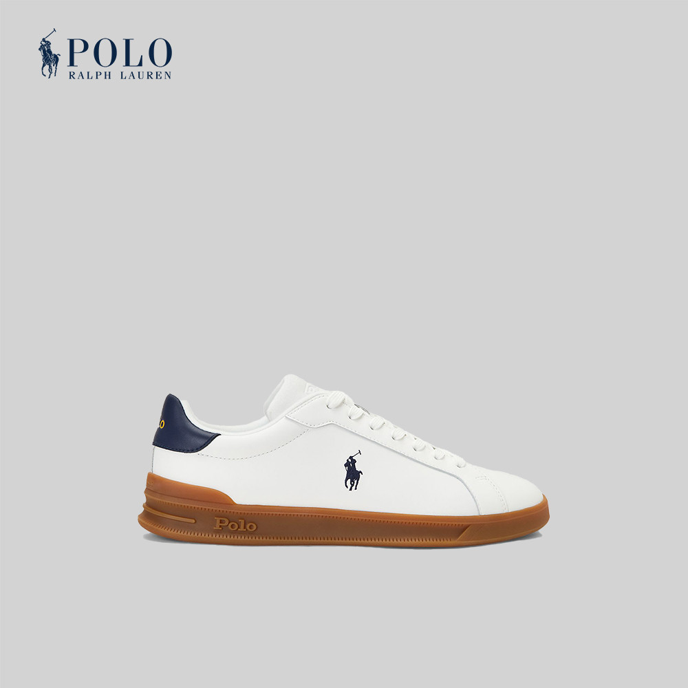 Sneaker Black Zapatillas Polo Sport Heritage Court II De Cuero