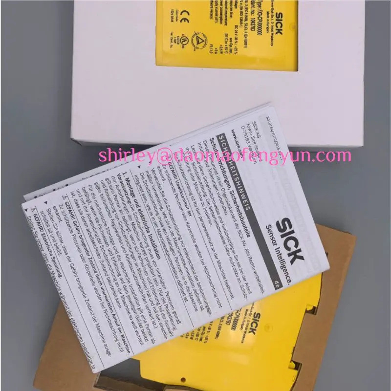 แบรนด์ใหม่ FX3-CPU 000000 ตัวควบคุมระบบความปลอดภัยดั้งเดิมของ SICK ...