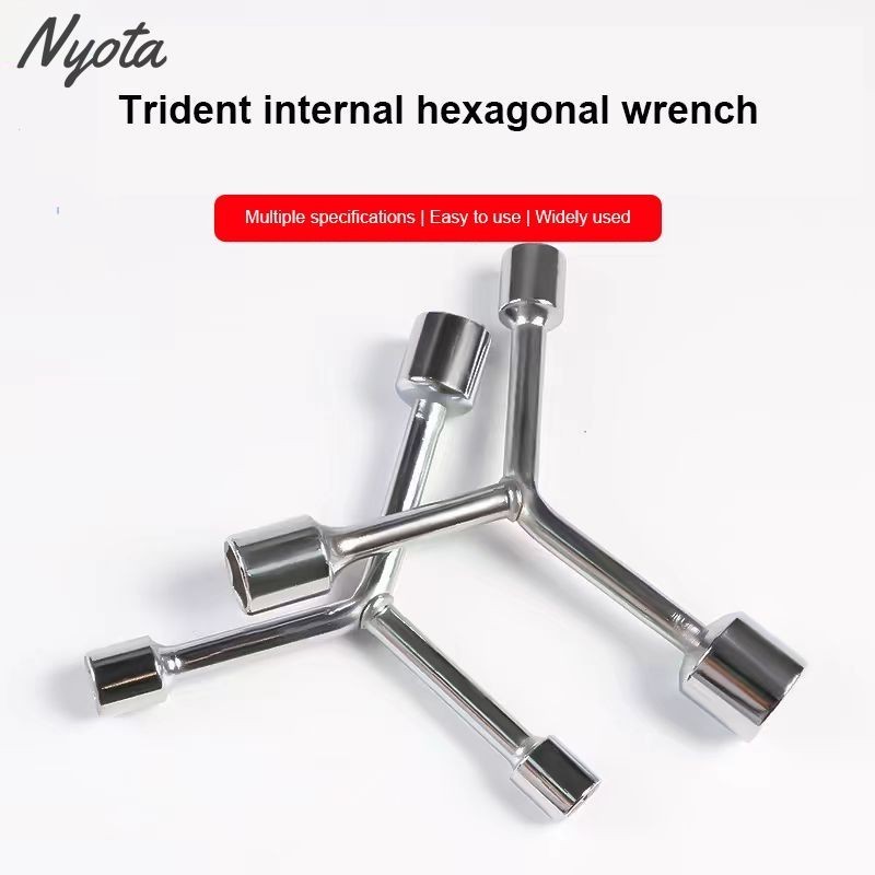 COD nyotaer.th Trident Socket Hex ประแจเปิดประแจปรับคู่มือเครื่องมือ ...