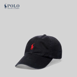 โปรโมชั่น Flash Sale : Polo Ralph Lauren หมวกผู้ชาย Cap Hat-Cotton Chino Baseball Cap รุ่น MAPOHGS0J421246 สีดำ