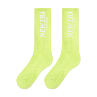 NEW ERA SPORTS CLUB - TENNIS CYBER GREEN / WHITE SOCKS (2 PAIRS)