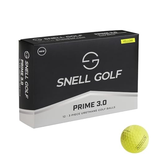 [นำเข้าจากประเทศญี่ปุ่น] Snell Golf ลูกกอล์ฟ Snell PRIME3.0 หุ้มยูรีเทน ...