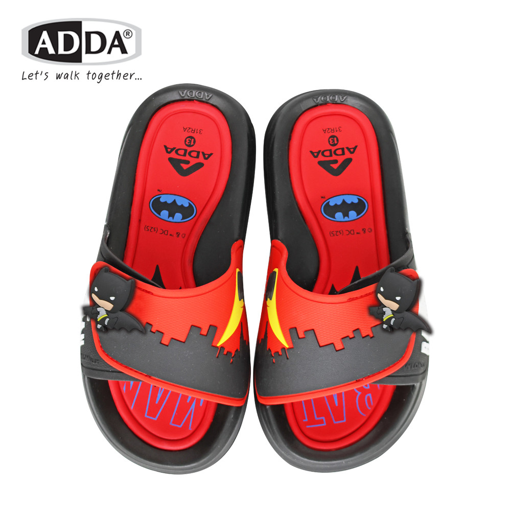 ADDA รองเท้าแตะลำลองแบบสวม สำหรับเด็ก แบทแมน รุ่น 31RA2 (ไซส์ 8-13,1-3 ...