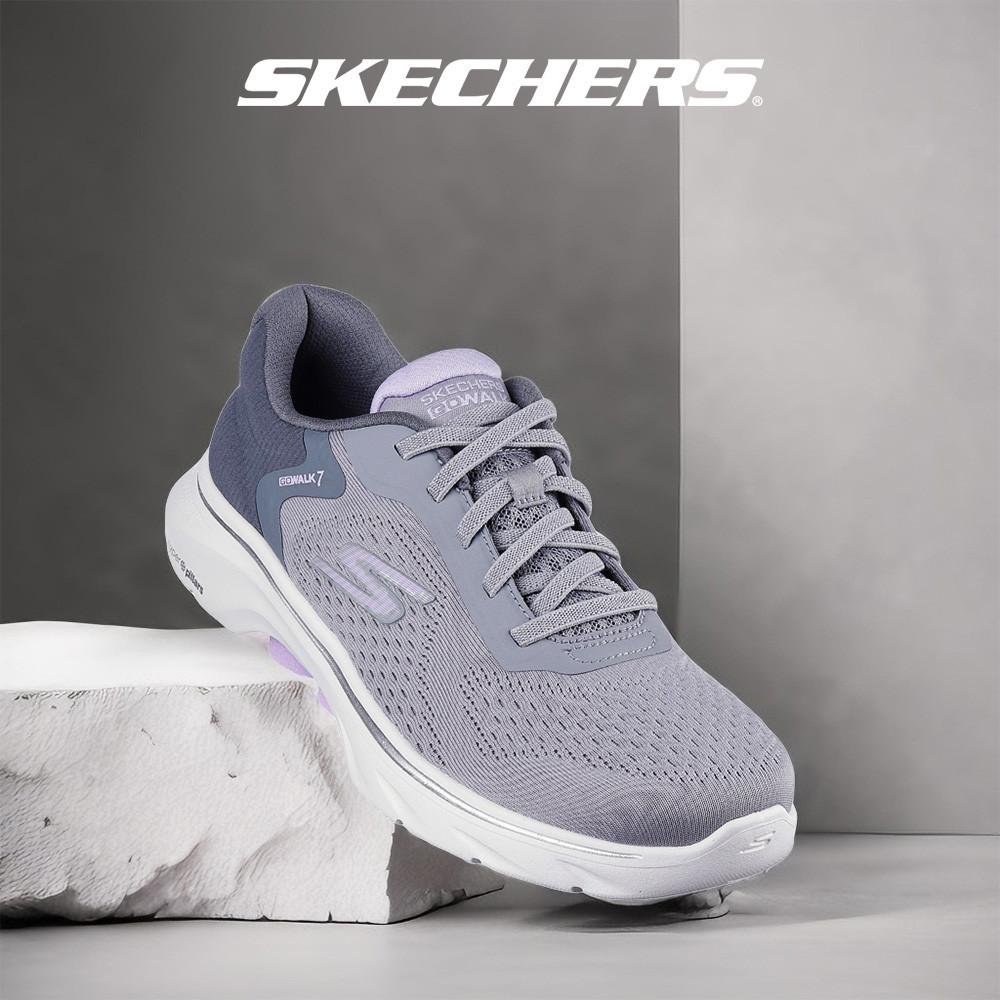 Skechers สเก็ตเชอร์ส รองเท้าผู้หญิง Women GOwalk Cosmic Waves Walking  Shoes 125215-GYLV Air-Cooled Goga Mat