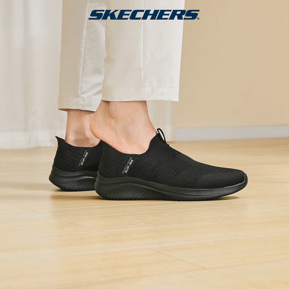 Skechers สเก็ตเชอร์ส รองเท้าผู้ชาย Men Slip-Ins Sport Ultra Flex Smooth  Step walking Shoes 232450-BBK