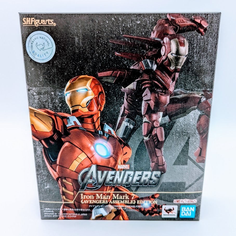 BANDAI S.H.Figuarts Iron Man Mark 7 AVENGERS ASSEMBLE EDITION NEW (in stock