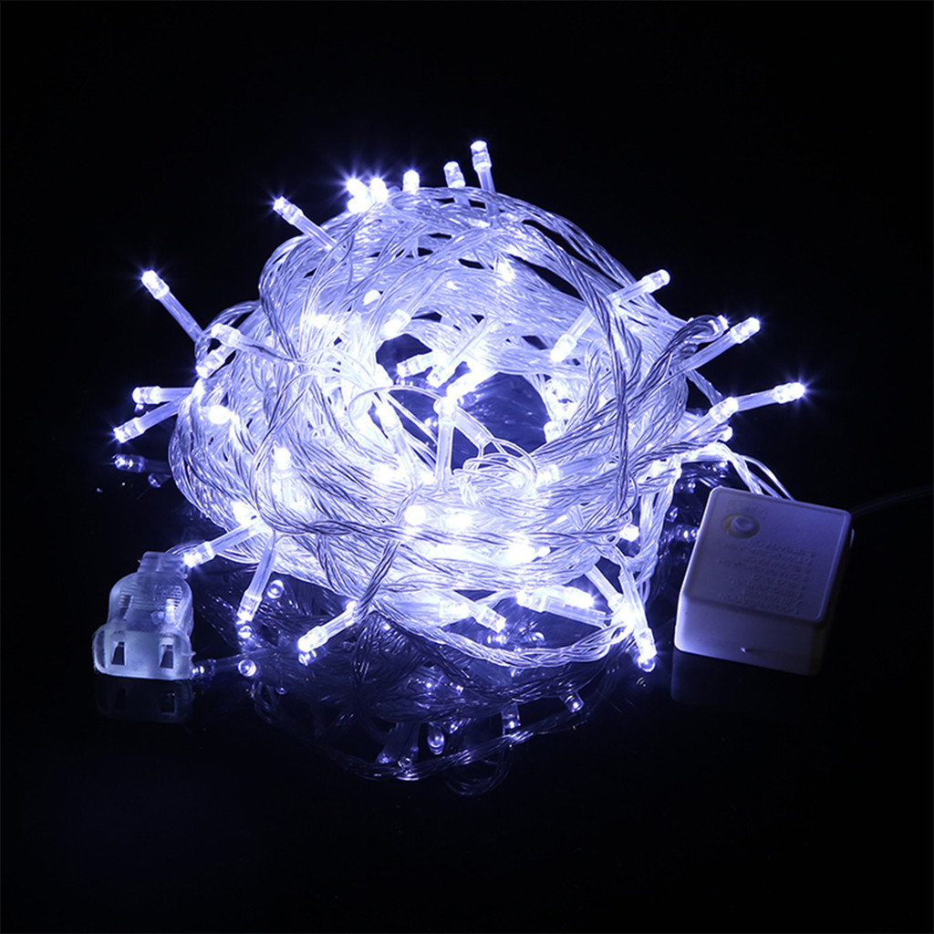 LUZINO ไฟกะพริบ LED 100 ดวง 4W รุ่น DCR-0102 ขนาด 10 ม. สีขาว | Shopee ...