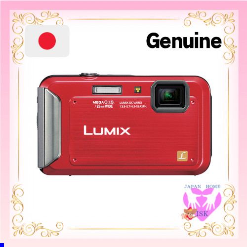 Panasonic Digital Camera Lumix Waterproof Model Shiny Red DMC-FT20