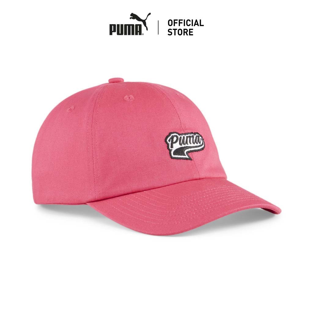 PUMA BASICS - หมวกแก๊ป Script Logo สีชมพู - 02403206 | Shopee Thailand