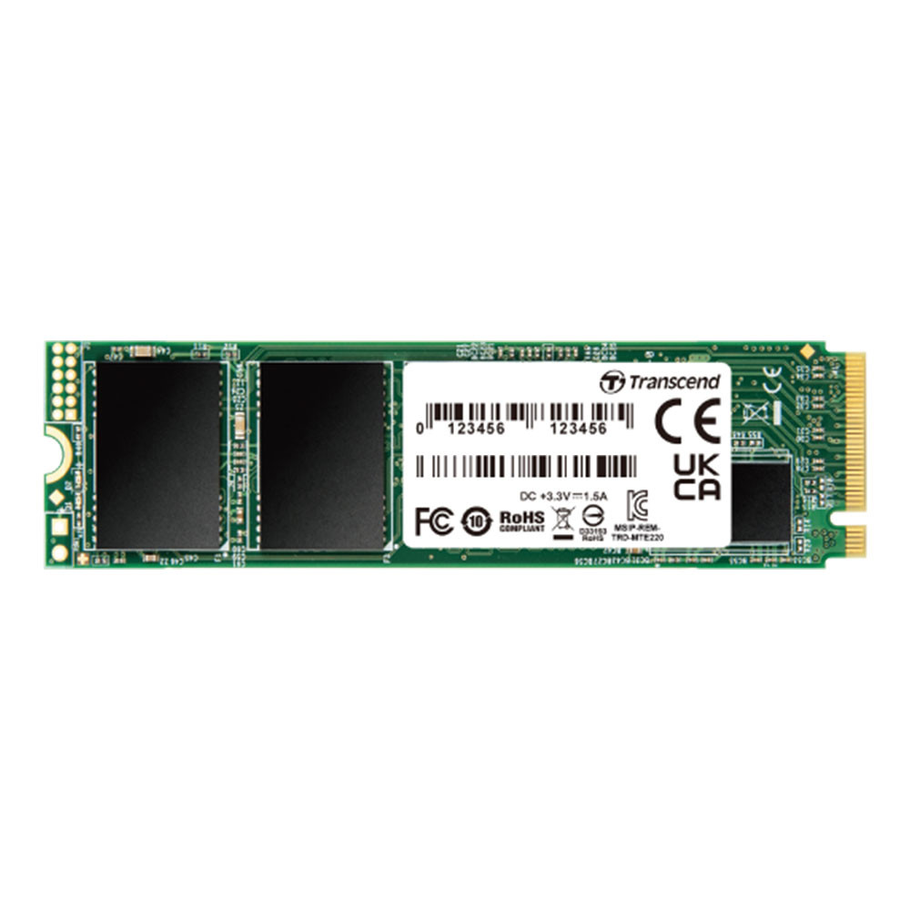 512 GB SSD (เอสเอสดี) TRANSCEND MTE220S M.2 2280 PCIe GEN3 x4 3D TLC ...