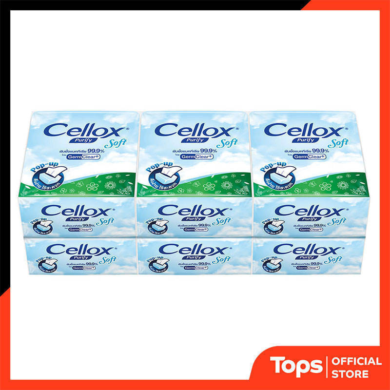 CELLOX เซลล็อกซ์พิวริฟายป็อปอัพ 86แผ่น แพค 6 [8850046311606] | Shopee ...