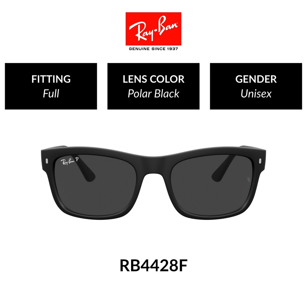 RAY-BAN - RB4428F 601S48 -Sunglasses แว่นกันแดด | Shopee Thailand