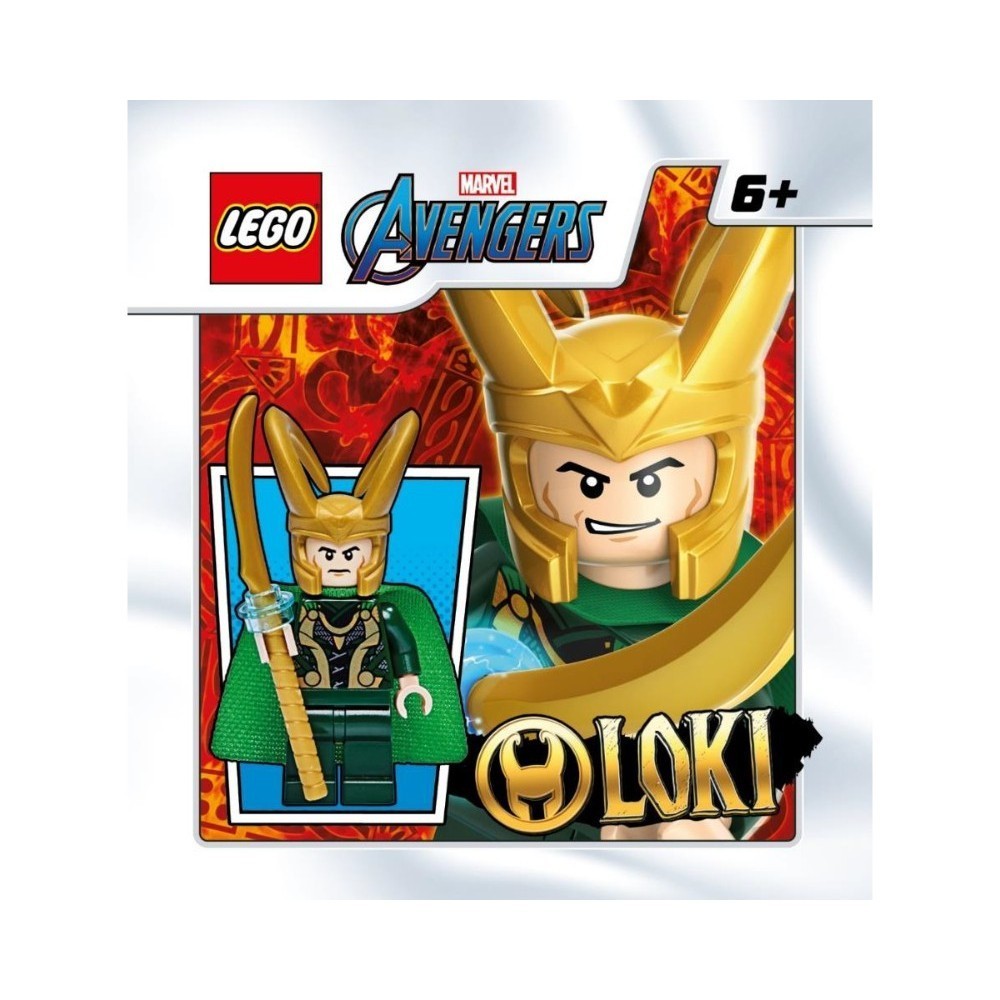 ( Ploybrick Minifigure ของแท้ ) Loki foil pack polybag - Marvel ...