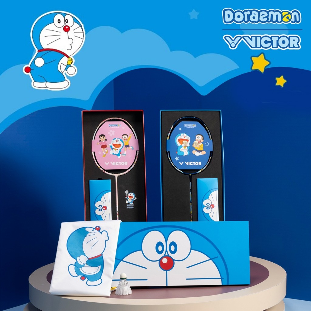 VICTOR ไม้แบดมินตัน รุ่น DRM SET (VICTOR x DORAEMON) DORAEMON ...