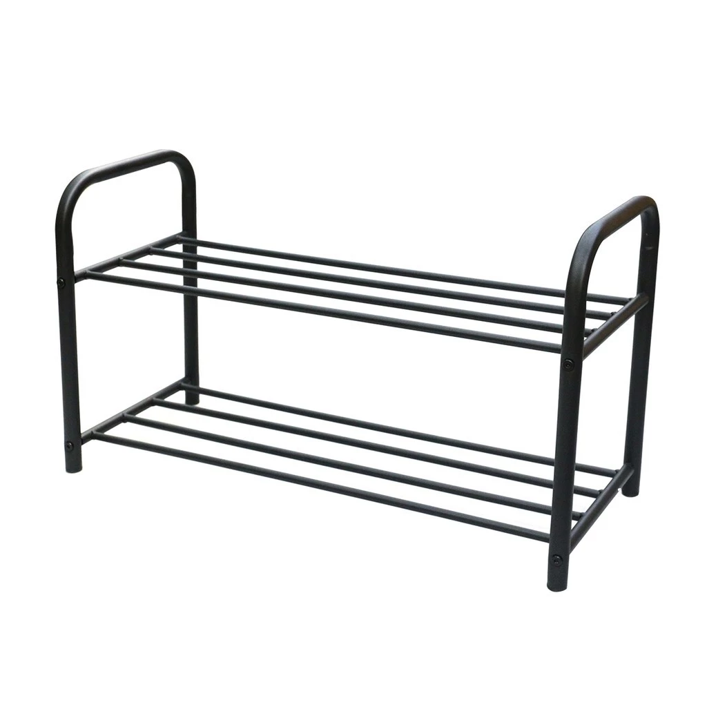 DECOS รุ่น โรเวีย ชั้นวางรองเท้า 2 ชั้น สีดำ