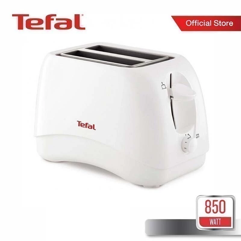 15. Tefal เครื่องปิ้งขนมปัง TOAST DELFINI2 2S LID WHT 850 วัตต์ สีขาว TT1321