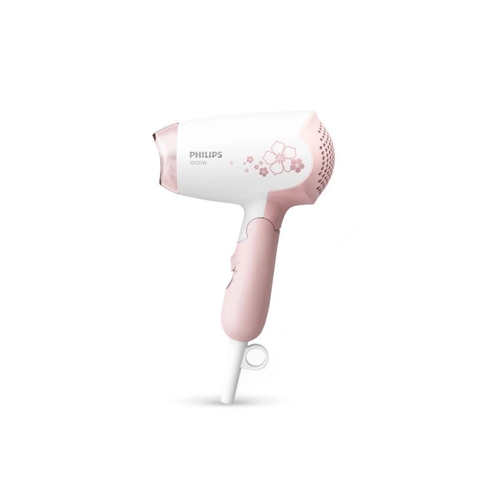 Philips ฟิลิปส์ ไดร์เป่าผม 1000W แรงลม 2 ระดับ ขนาดพกพา พับเก็บได้ รุ่น HP8108/00