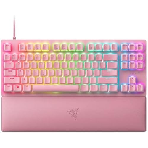 Razer Razor Huntsman V2 Tenkeyless Linear Optical Switch Quartz Pink ...
