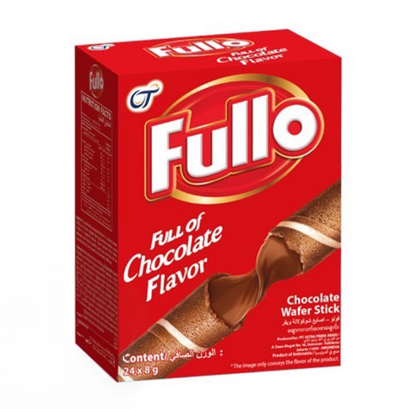 ฟูลโล เวเฟอร์สติ๊กช็อกโกแลต 8 ก. x 24 FULLO Wafer Stick Chocolate 8 g x ...