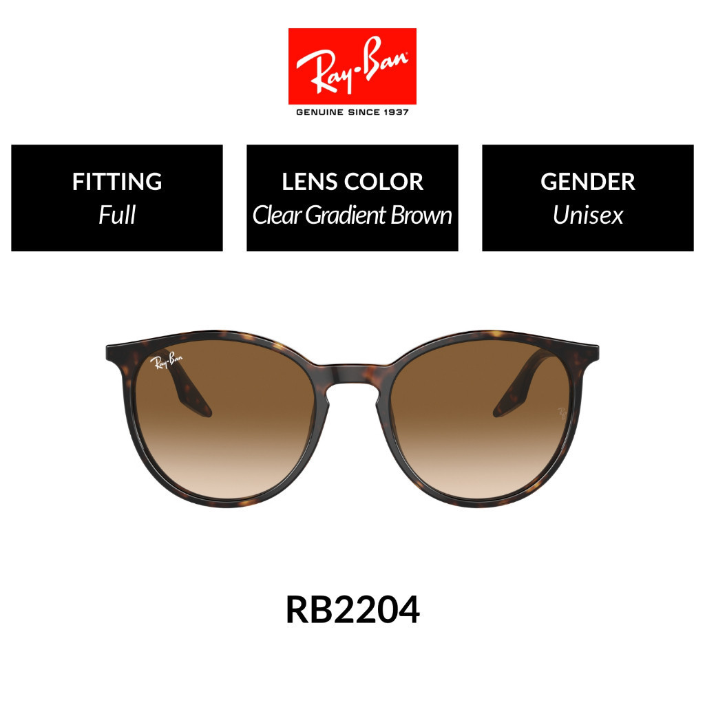 RAY-BAN - RB2204F - Sunglasses แว่นกันแดด | Shopee Thailand