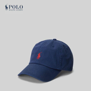 โปรโมชั่น Flash Sale : Polo Ralph Lauren หมวกผู้ชาย Cotton Chino Baseball Cap รุ่น MAPOHGS0J421237 สีน้ำเงิน