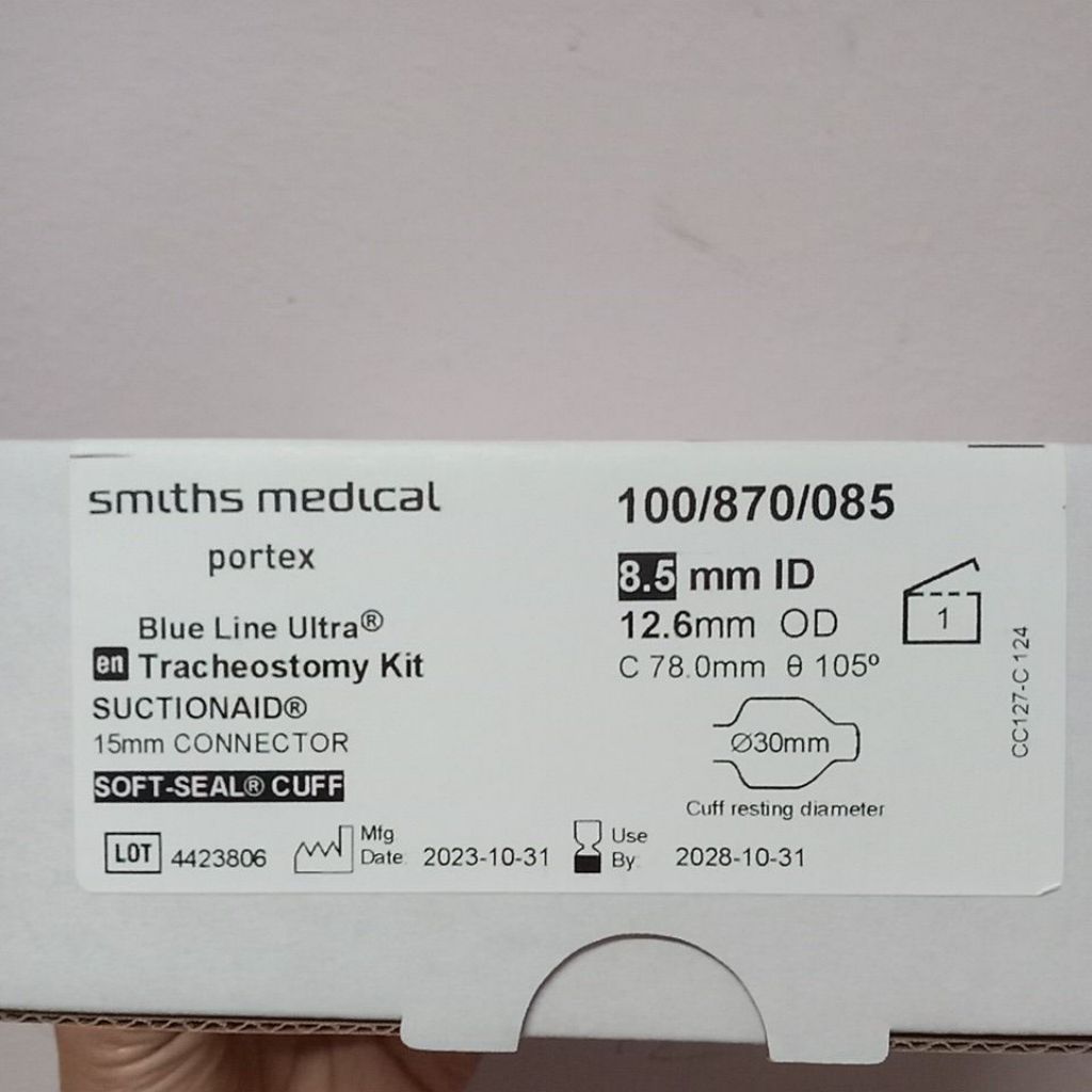 Portex Blue Line Ultra Tracheostomy Kit (100/870/085) | Shopee Thailand