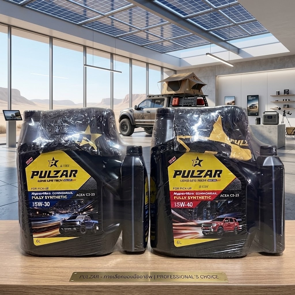 Pulzar เพาวซ่าร์ HyperMax Commonrail SAE 5W-30 ,5W-40 ACEA C3-23 Fully ...