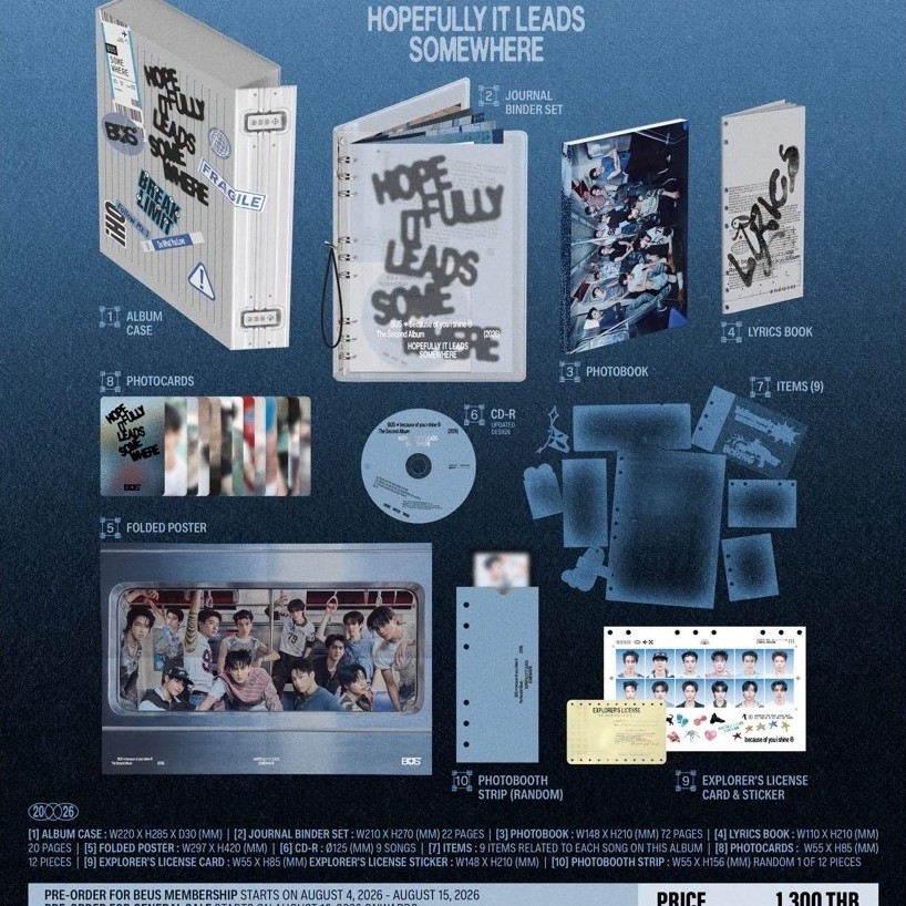 ครบเซต+ไม่แกะ) อัลบั้มวง bus BUS_THE SECOND ALBUM | Shopee Thailand