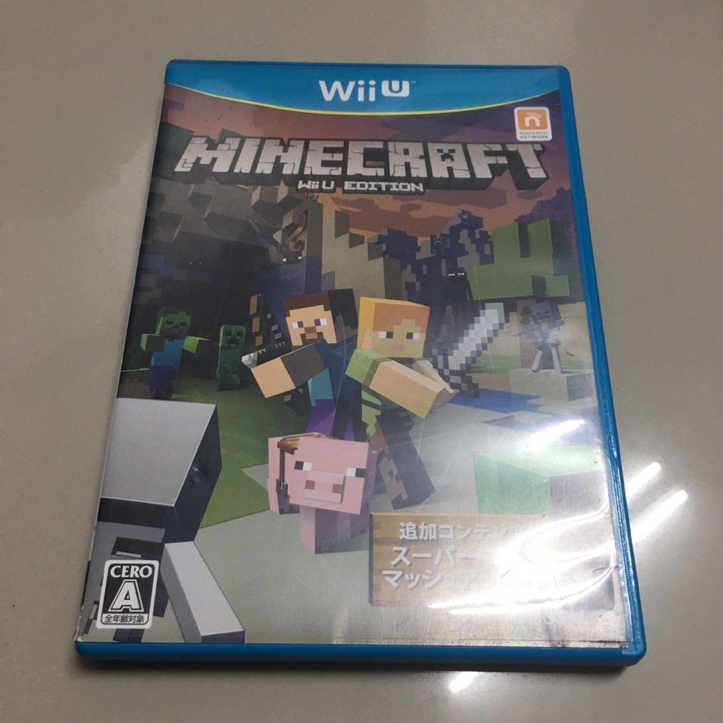 แผ่น WiiU Minecraft WiiU Edition (Japan) Nintendo WiiU | Shopee Thailand