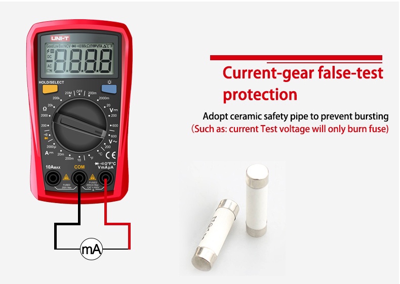 ดิจิตอลมัลติมิเตอร์ UNI-T Multimeter Tester UT33A+ UT33B+ UT33C+ UT33D ...