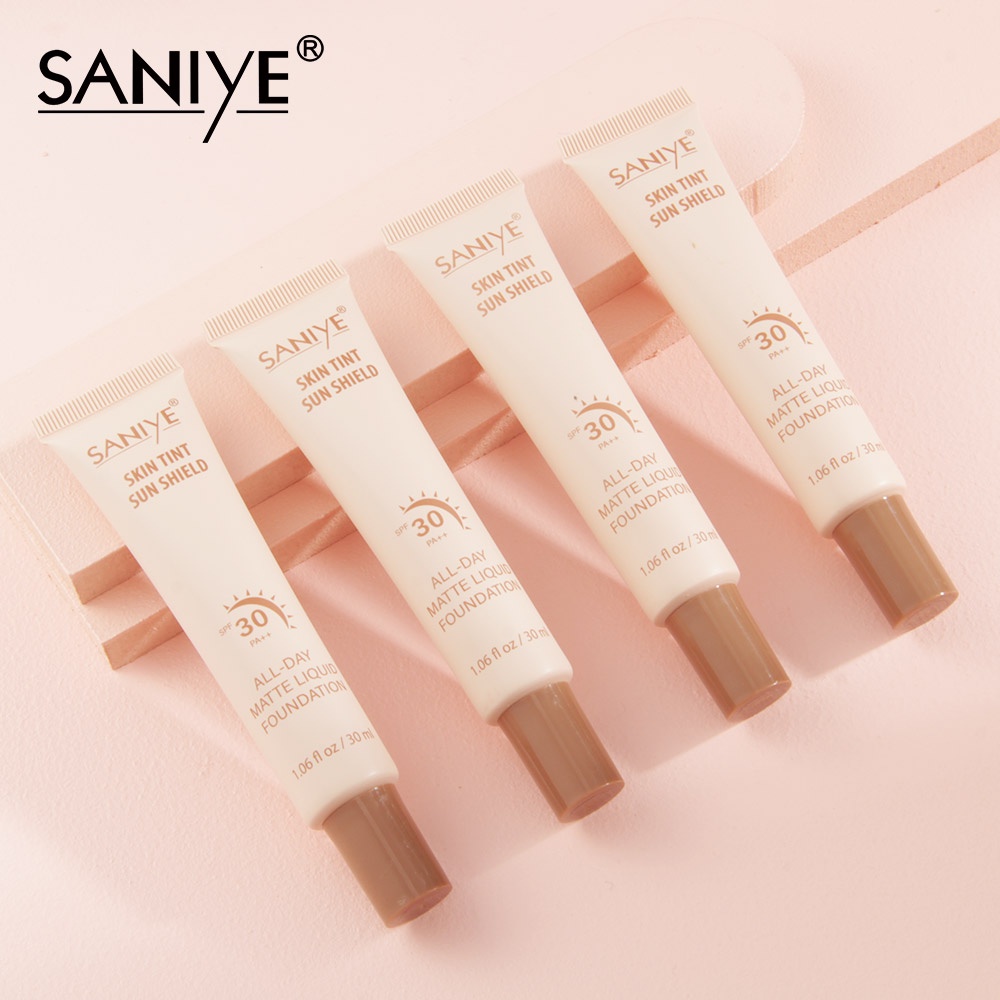 รูปภาพรายละเอียดของ SANIYE รองพื้นเนื้อลิขวิด ควบคุมความมัน กันน้ํา SPF 30 R6005