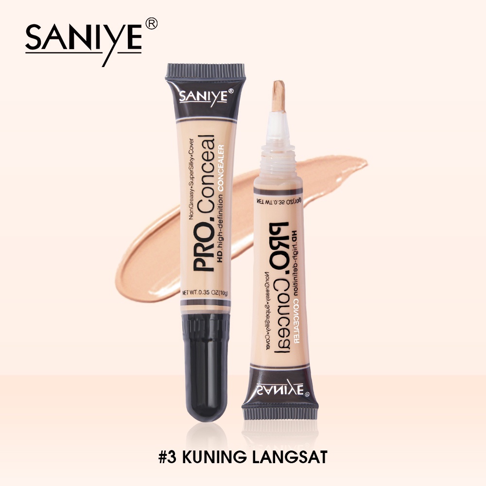 ภาพประกอบคำอธิบาย SANIYE คอนซิลเลอร์ กันน้ำ ปกปิดริ้วรอยบนใบหน้า มี 14 สี R1072-N