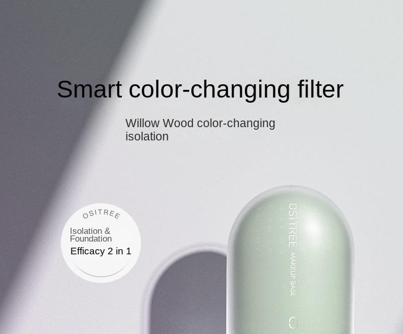 Ositree รองพื้นปรับสี 2 สี • ลาเวนเดอร์ม่วง+มินต์เขียว • ใช้แทนฟาวเดช ...