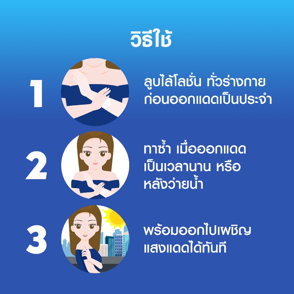 มุมมองเพิ่มเติมของสินค้า นีเวีย ซัน กันแดดผิวกาย เอ็กซ์ตร้า โพรเท็ค เดลี่ โกลว์ บอดี้ เอสพีเอฟ50 พีเอ+++ 180 มล. NIVEA