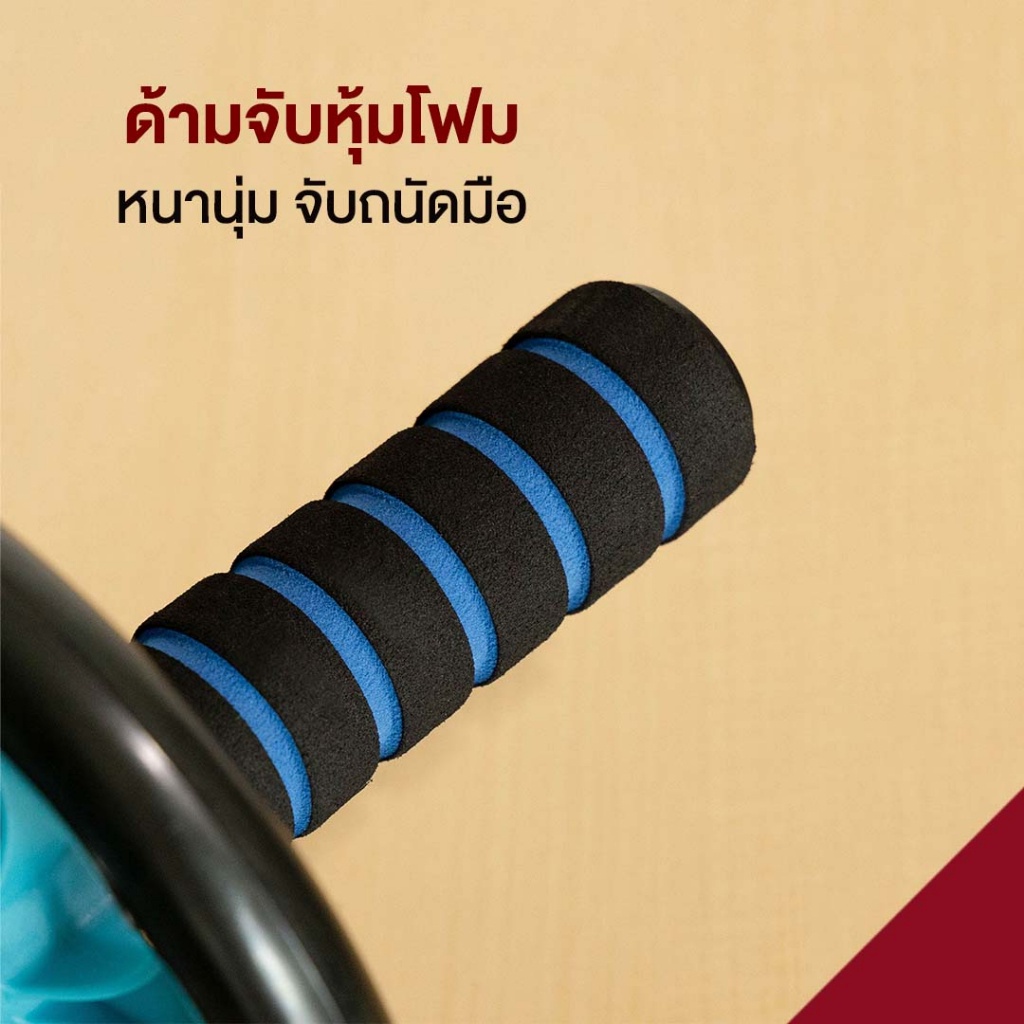 ภาพประกอบของ XtivePRO ลูกกลิ้ง บริหารหน้าท้อง 16 cm ลูกกลิ้งฟิตเนส AB Wheel ล้อออกกำลังกาย แบบล้อคู่